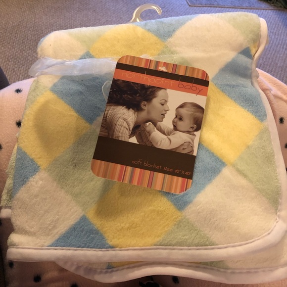 Other - Baby blanket. Never used. Neutral color pattern.